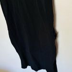 NICHOLAS Women's Compact Column Black Mock Neck Side Slit Midi Dress Size Large Photo 4