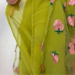 Unique Vintage NWT Smak Parlour Medium 6-8 Avocado Strawberry Print Flare Dress Photo 8