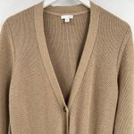 J. Jill Camel Chunky Cotton Long Cardigan Old Money Quiet Luxury Womens Size XLP Tan Photo 1