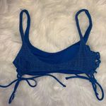 No Boundaries Blue Swoop Bikini Top  Photo 2