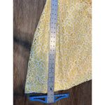Butter Yellow Dress Lace Sleeveless Summer Size 8 Eva Mendes NewYork & Co. EUC Photo 6
