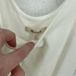 Madewell  Tank Thong Bodysuit White Women's XXS NWT Photo 3