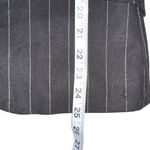 Max Mara  Virgin Wool Blend Pinstripe Single Breasted Blazer US 8 Photo 5