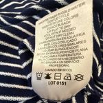 Hilary Radley Striped Navy Dress Size L Photo 5