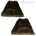 Saks 5th Avenue VINTAGE 1980'S SAKS FIFTH AVENUE GRAY PLEATED WOOL MIDI SKIRT (16) Photo 8