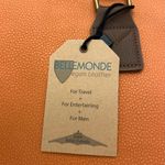Tote Orange and Brown Stylish Tote Bellemonde vegan leather new Photo 7