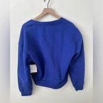 Beyond Yoga NWT  Solid Dropped Shoulder Sweater Blue Small Photo 4