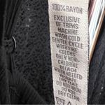 American Rag Size 3X Black Jumpsuit w/White Embroidered Design with Wide Legs Photo 12