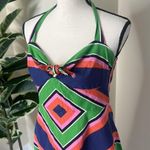 Trina Turk Rhiannon Geometric Colorblock Dress size 10 Photo 4