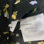 Reformation  Floral Button Down Long Sleeve Shirt, M Photo 4