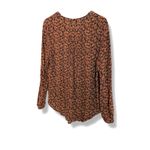 Well Worn Women’s Size L Floral Print Long Sleeve Blouse by | Fall Floral Pattern Photo 2