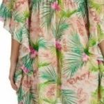 Betsey Johnson Striped Chiffon Ruffle-Cuff Caftan (Multi, XS/S) Photo 1