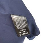 Aritzia  Sunday Best Taro Wrap Dress Mini Ruffle‎ Satin Navy Blue Size 00 Photo 9