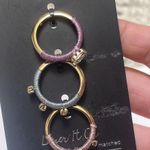 INC Size 7 Women's Gold Tone / Rhinestone Stackable Costume Rings NWT $29.50 Photo 6