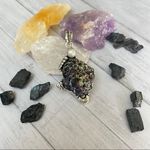 Titanium Druzy pearl Handmade ethnic style Pendant Green Photo 2