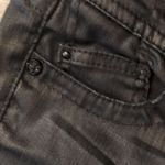 Affliction  Los Angeles Raquel Skinny Fit Black Coated Jeans Size 27 Photo 4