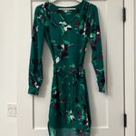 Merona last chance  Green Floral Dress with Sash Photo 1