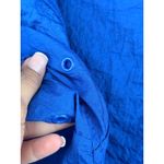 A3 Vintage The Avenue Sport Anorak Pullover Jacket Hooded Blue Size 22/24 Plus Photo 6