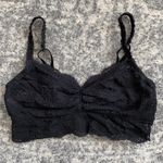 PINK - Victoria's Secret Victoria’s Secret PINK Black Floral Lace Bralette Photo 0