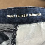 American Eagle Used Dark Blue Super Hi-Rise Shorties Size 2 Photo 4