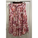 Anthropologie Maeve Staycation Midi Flowy Skirt Size X-Small Floral Modern Boho Photo 3