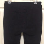 Soft Surroundings  Super Sleek Ponte Leggings Black Small Photo 8