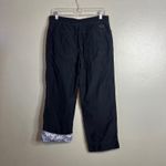 Horny Toad Straight Crop Capri Pants Size 8 Casual Outdoor Navy Blue Photo 7