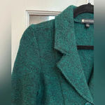 Valerie Bertinelli Vintage  100% Wool Jacket Blazer Heathered Green Black Size S Photo 1