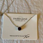Park Lane : Silver Tone Necklace- Deep Purple Color Charm Photo 7