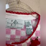 Design Options By Philip & Jane Gordon VTG Embroidered Beaded 3/4 Sleeve RARE Pink Photo 6