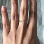 Pandora Sterling silver beaded Ring Size 50 Photo 2