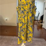 Club Monaco  Yellow and Blue Floral Jumpsuit Photo 1