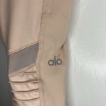 Alo Yoga Leggings Size Small High Waisted Light Pink Dusty Rose Moto Full Length Photo 6