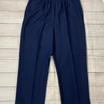 Alfred Dunner Petite women 18P pull on classic navy blue slacks brand new Photo 0
