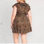 Old Navy Waist-Defined Ruffle-Trim Mini Dress I
 size XL Photo 1