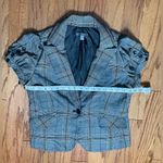 Apt. 9 - Black and White Plaid Women's Blazer with buttons on the sleeves Size 12 Photo 7