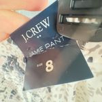 J. Crew Jamie Snake Skin Print Pull On Ankle Pants NWT size 8 White Photo 5