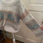 Free People Cropped Knit Sweater Photo 1