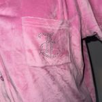 Juicy Couture Pink Velour Pajama Sleepwear Shorts and Top Set Women's Large Photo 2
