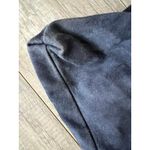 Marmi Dusty Navy Suede Bag Big Buckle Floppy Shoulder Purse Adjustable Zipper Blue Photo 4