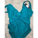 Nicole Miller New. plunge neck swimsuit. XL. Normally $120 Photo 9
