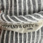 Tiffany & Grey Short Sleeve Ribbed Gray Top Women's Size XL Petite Photo 1