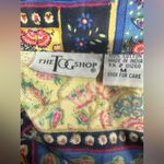 The TOG Womens Patchwork Print‎ Soft Denim Jacket medium Floral colorful cotton Red Photo 4