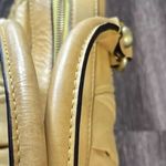 Juicy Couture Vintage Yellow Genuine Leather Baguette Purse Tote Bag Y2K Photo 5