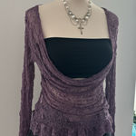 2 in one purple lace cardigan cover up Photo 0
