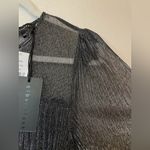 Gibsonlook NWT Shine Party Ruffle Long Sleeves Midi Dress Size XXS‎ Photo 7