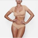 SKIMS NWOT  Sienna Fits Everybody Henley Crop Top Womens 3X Photo 1