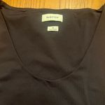 Babaton by Aritzia Contour Smoothing Cropped Scoopneck Tank Top Black Size XS Photo 3