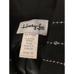 Henry Lee Women Blazer 12 Embroidered Long Sleeve Clueless Preppy Black 3 Button Photo 4