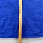 Madewell Double Breasted Crossover Oversized Blazer 100% Linen Small Bluestone Photo 9